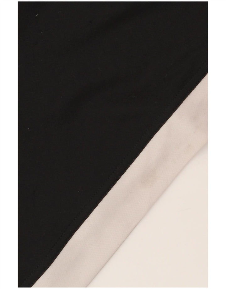 T-shirt ADIDAS da ragazzo Climalite 13-14 anni in poliestere color block nero