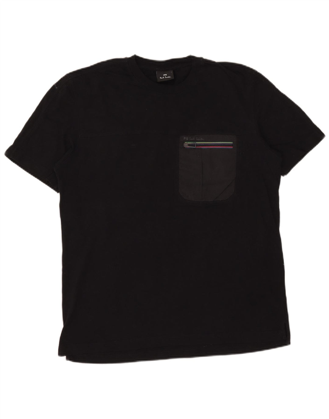 T-shirt da uomo Paul Smith Top grande in cotone nero