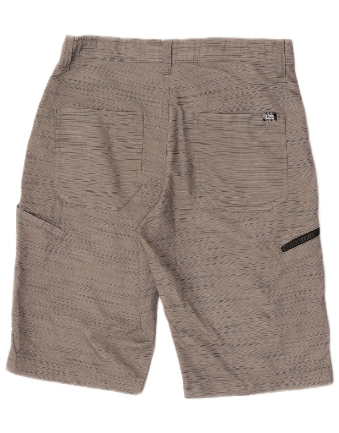 Pantaloncini cargo Lee da ragazzo 11-12 anni W27 Poliestere chiazzato grigio