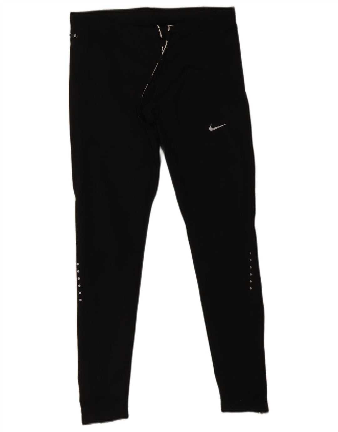Leggings Nike Dri Fit da donna UK 12 medio nero poliestere