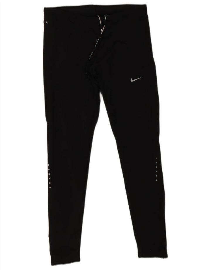Leggings Nike Dri Fit da donna UK 12 medio nero poliestere