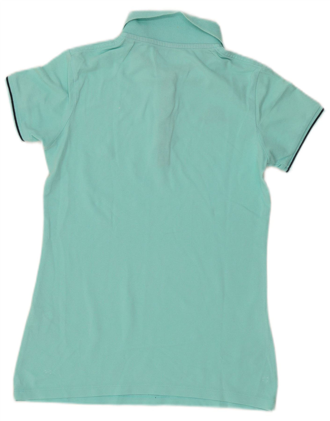 Polo Kappa Donna UK 10 Small Turchese Cotone