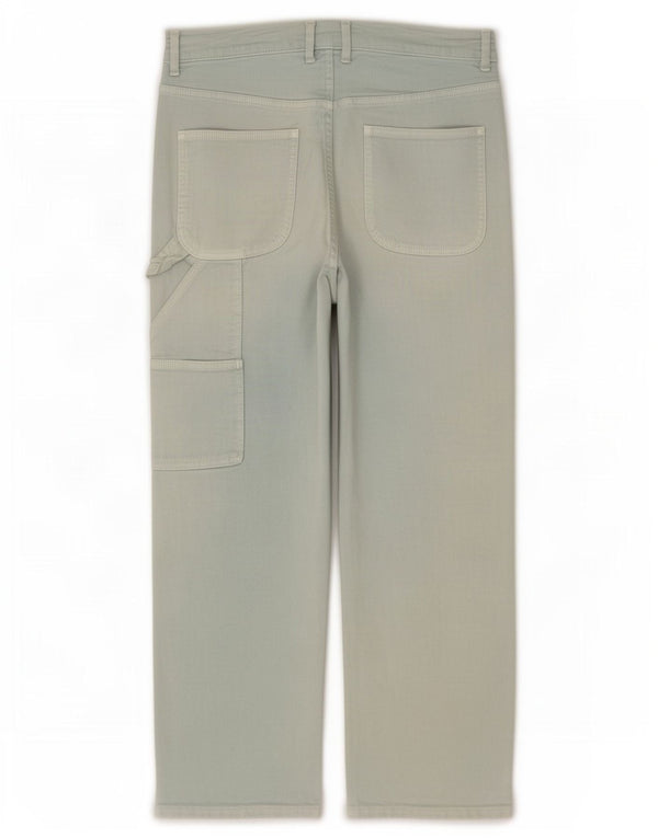 Jeans larghi da donna Zara Carpenter a vita alta EU 44 XL W34 L30 cotone blu