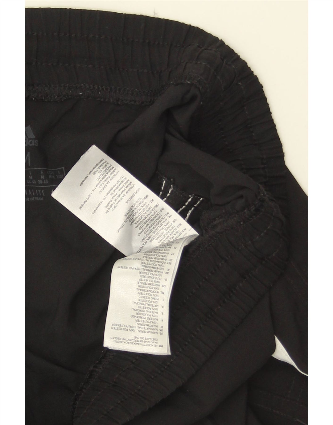 Pantaloncini sportivi Adidas Climalite da donna UK 12/14 Poliestere nero medio