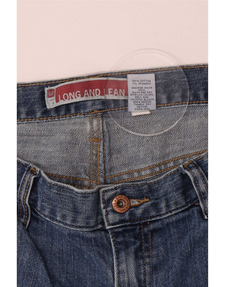 Gap Jeans bootcut lunghi e asciutti da donna US 8 medi W30 L29 cotone blu