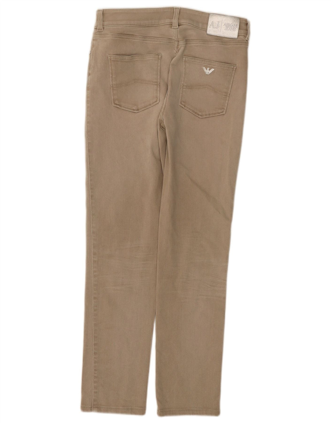 Jeans slim da donna Armani W30 L28 cotone beige