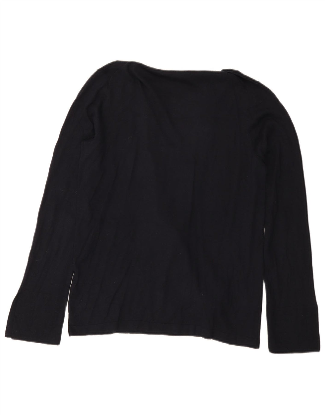 Massimo Dutti Maglione da donna con collo a scialle UK 12 Medio Blu navy