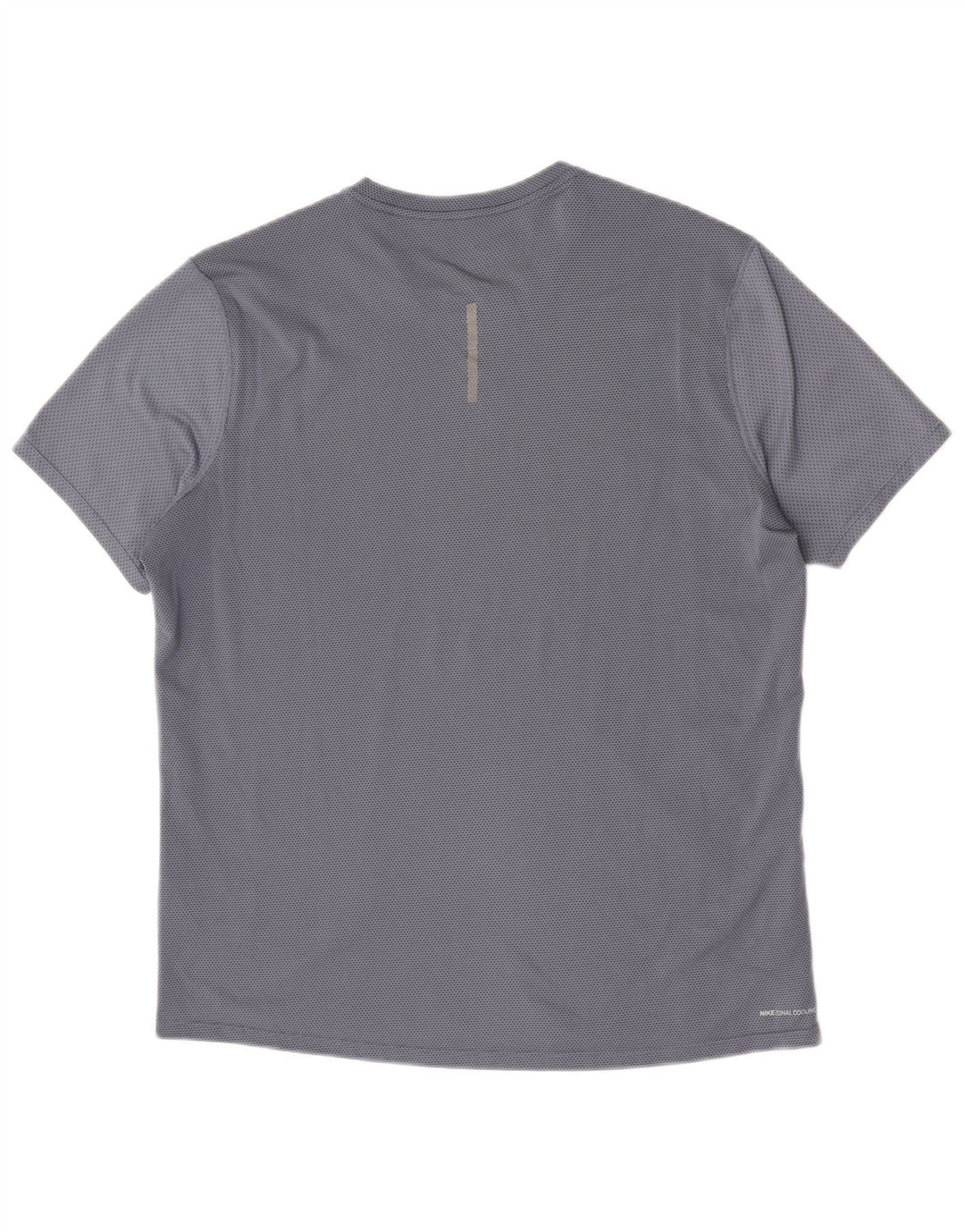 T-shirt Nike da uomo a maniche corte, top grande, in poliestere chiazzato blu