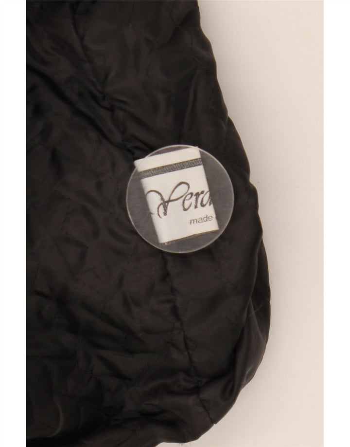 Giacca in pelle vintage da uomo IT 52 XL in pelle nera