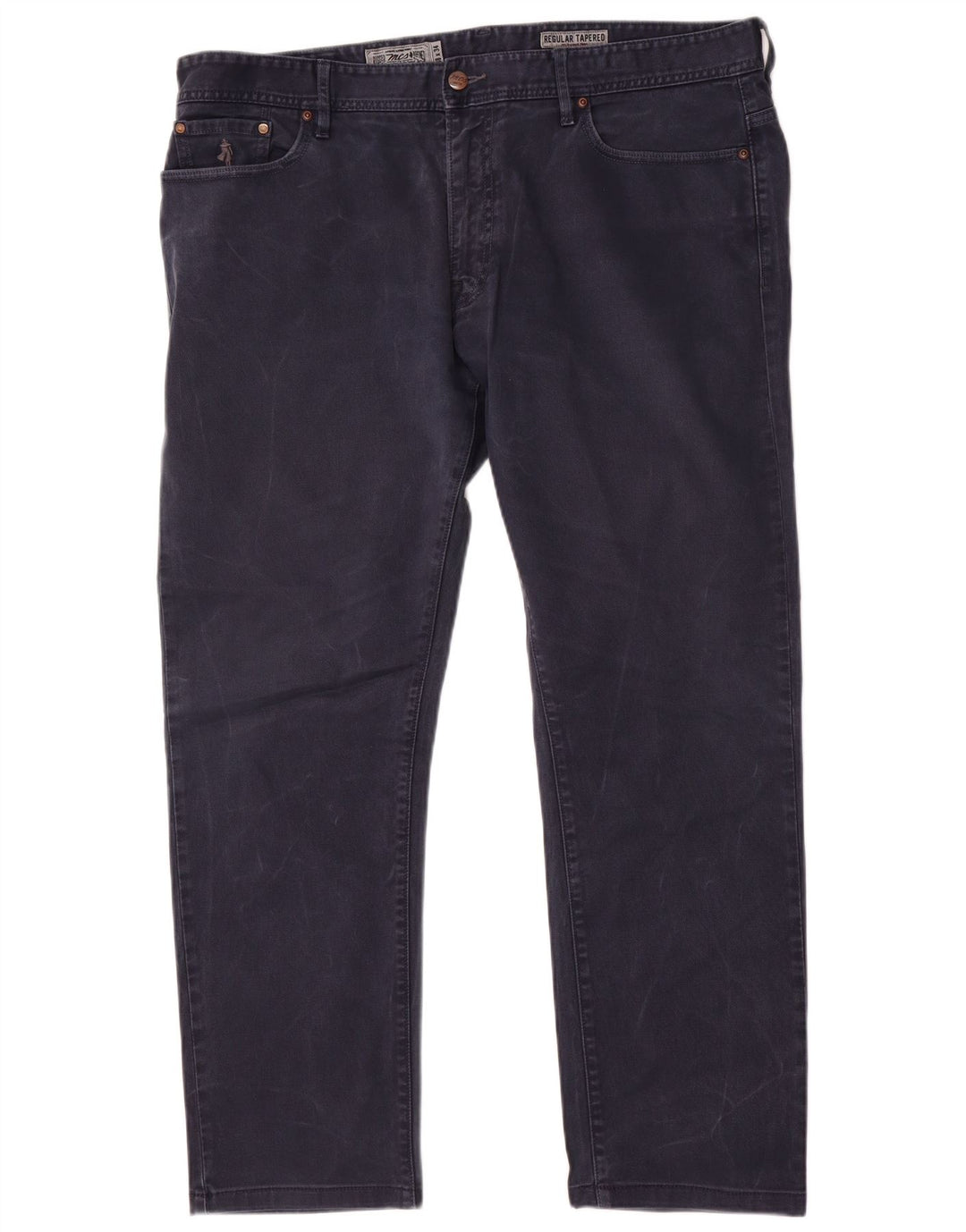 Jeans affusolati regolari da uomo Marlboro Classics W38 L30 cotone blu navy