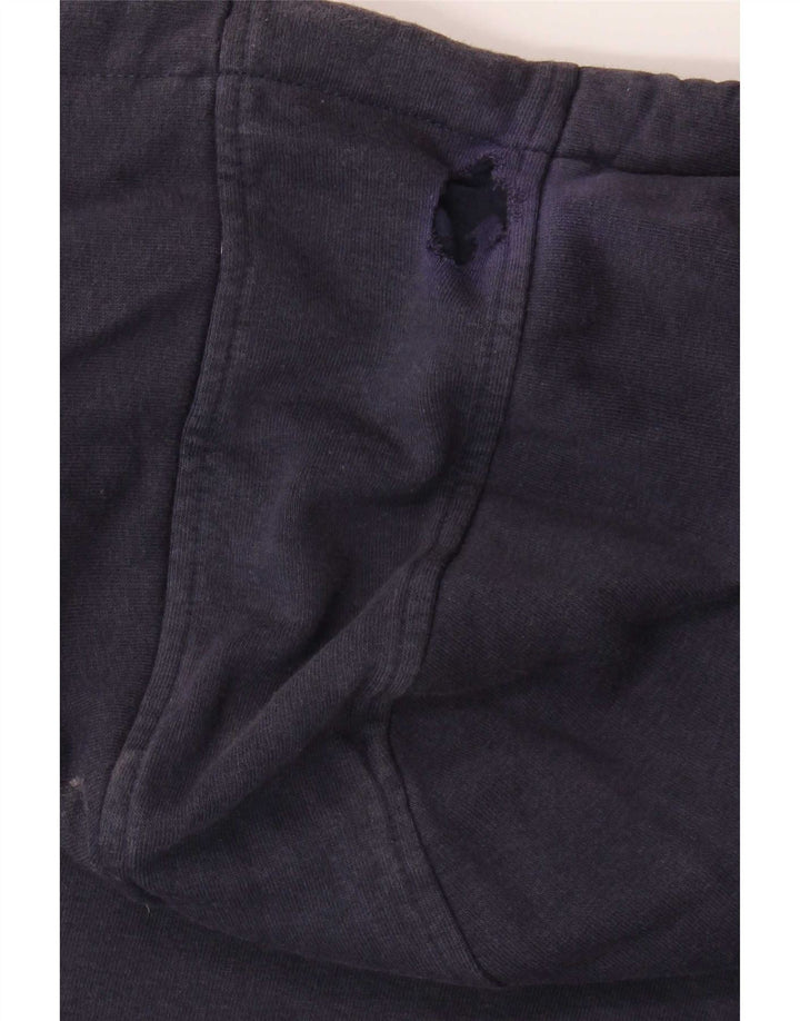 Felpa con cappuccio grafica da uomo Fila media blu navy