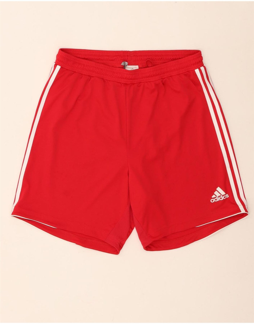 Pantaloncini sportivi Adidas Climacool da uomo in poliestere rosso medio