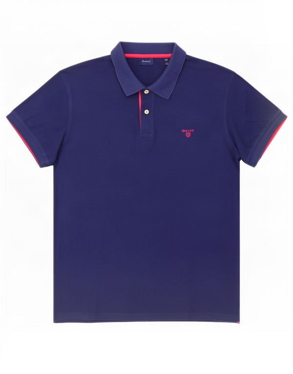 Polo da uomo Gant 2XL Blu Navy