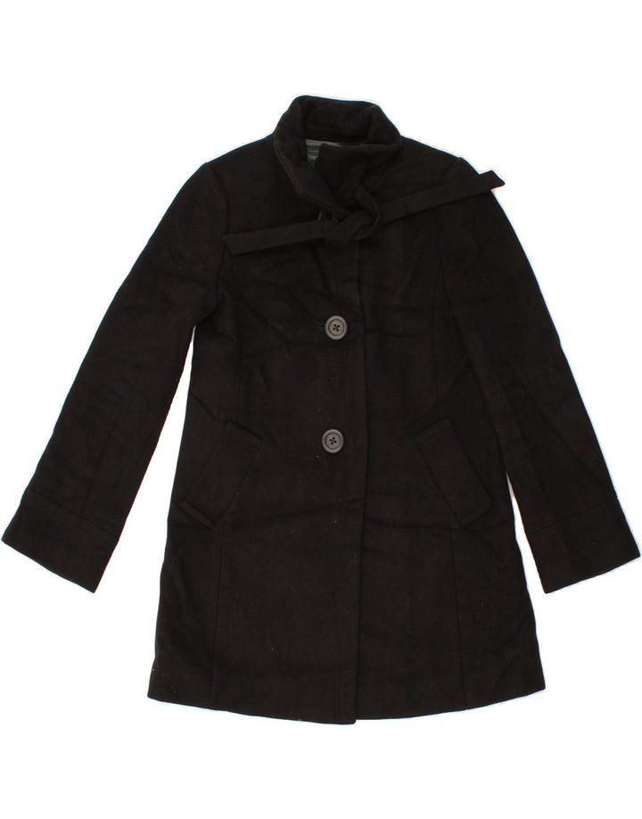 J. CREW Womens Overcoat US 2 XS Black Wool Vintage J. Crew and Second-Hand J. Crew from Messina Hembry 
