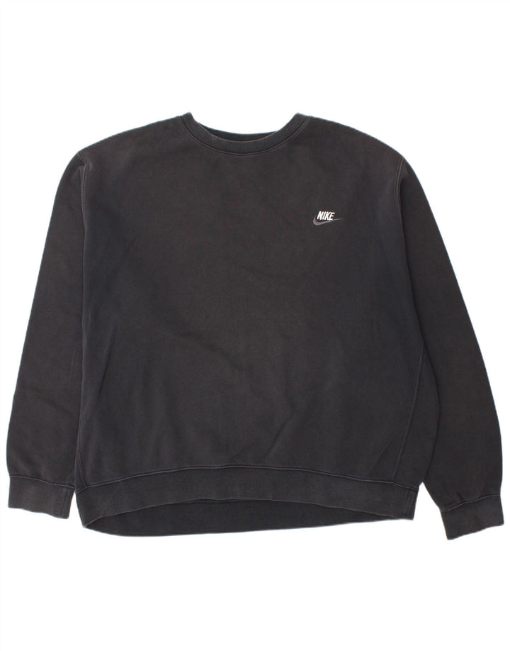 Felpa da uomo ampia NIKE, vestibilità ampia, 2XL nera