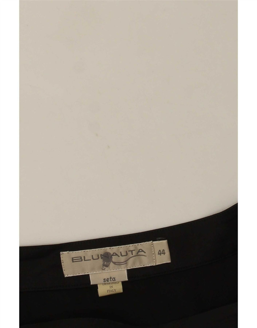 Gonna asimmetrica da donna Blunauta IT 44 Media W31 Nera Seta