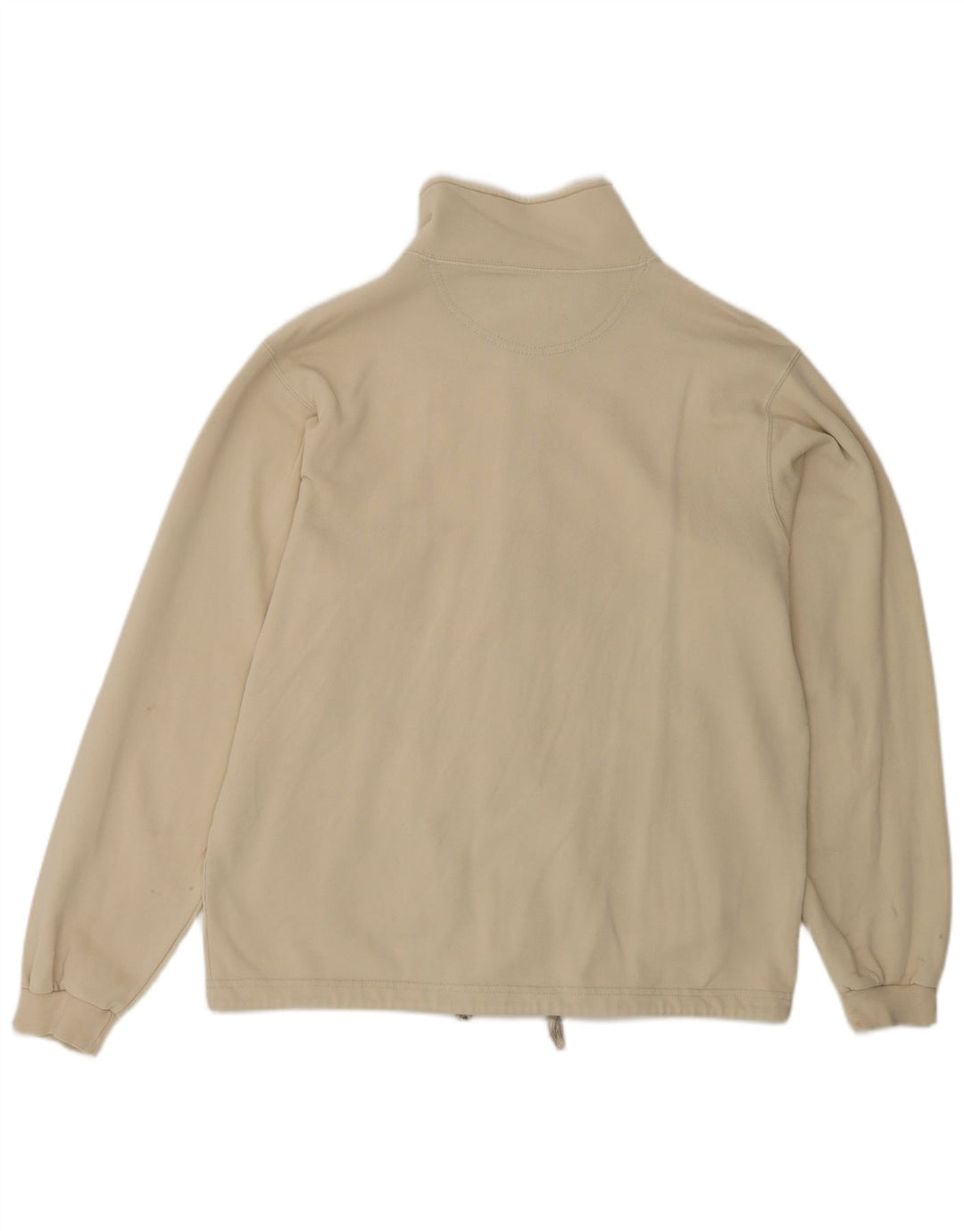 CHAMPION Giacca da tuta da uomo di grandi dimensioni in cotone beige