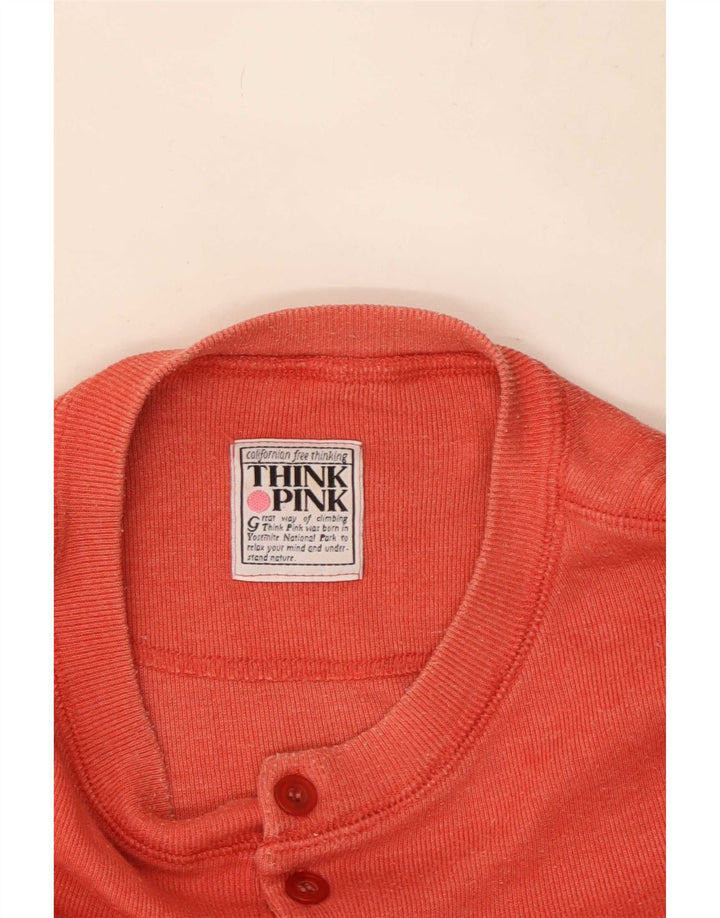Maglietta da uomo a maniche lunghe Think Pink XL rossa