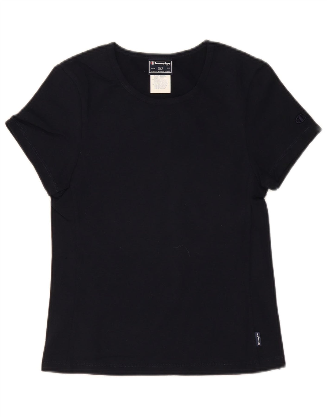 T-shirt da donna Champion Top UK 12 cotone medio blu navy
