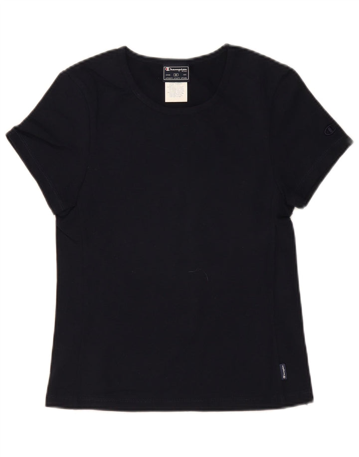 T-shirt da donna Champion Top UK 12 cotone medio blu navy