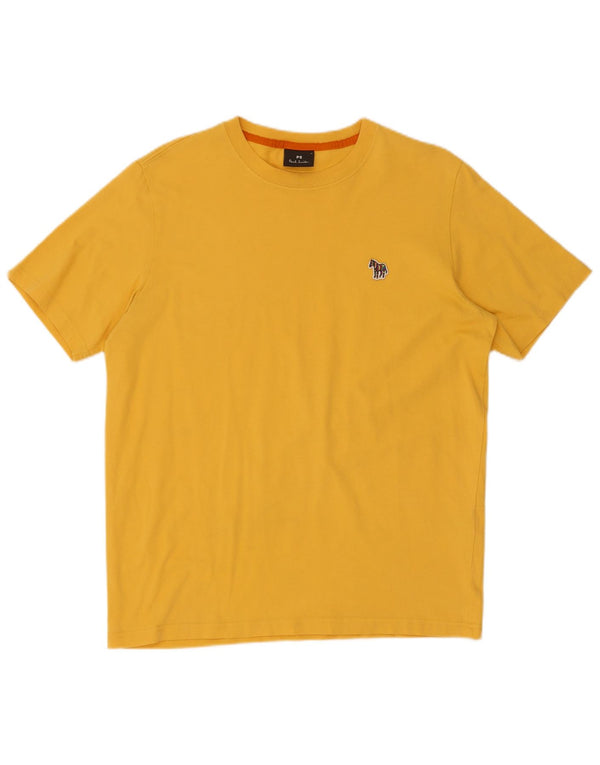 T-shirt da uomo Paul Smith Top in cotone giallo medio