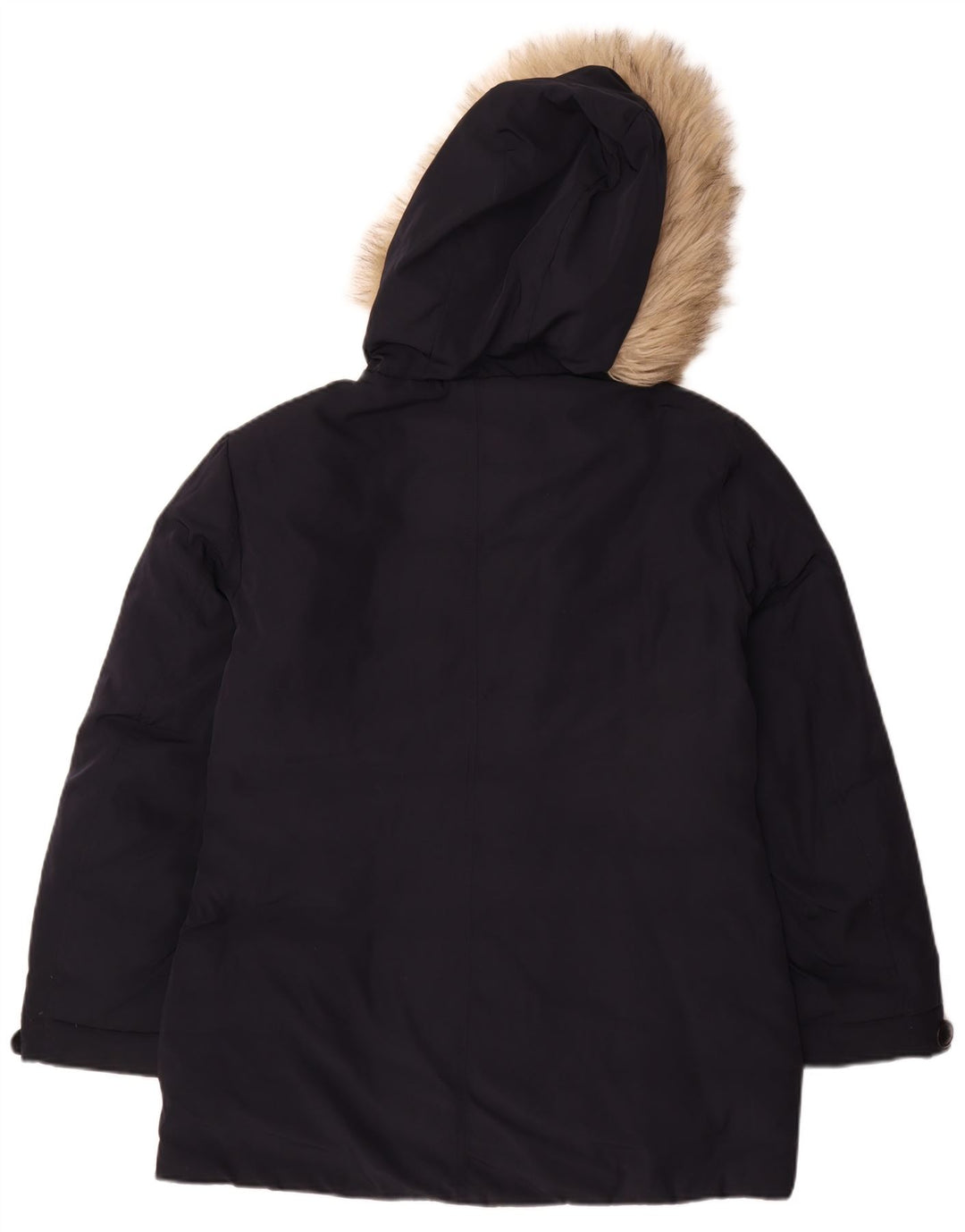 Cappotto imbottito con cappuccio da donna Mistral UK 16 grande poliestere blu navy