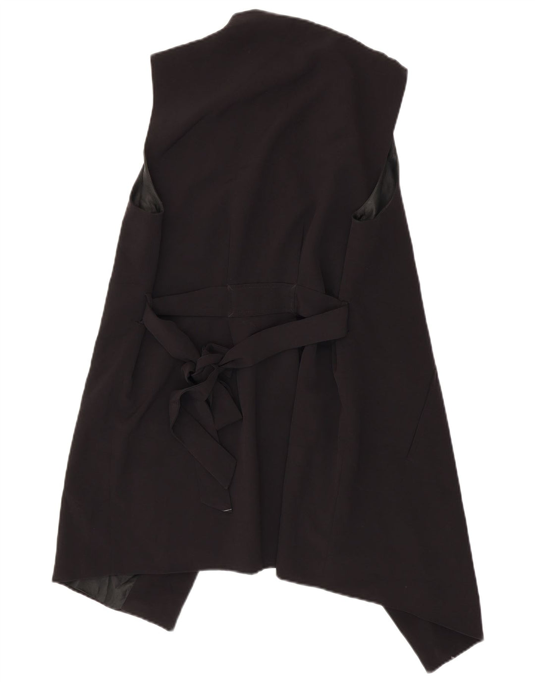 Giacca blazer aperta senza maniche lunga da donna Zara UK 16 grande nera