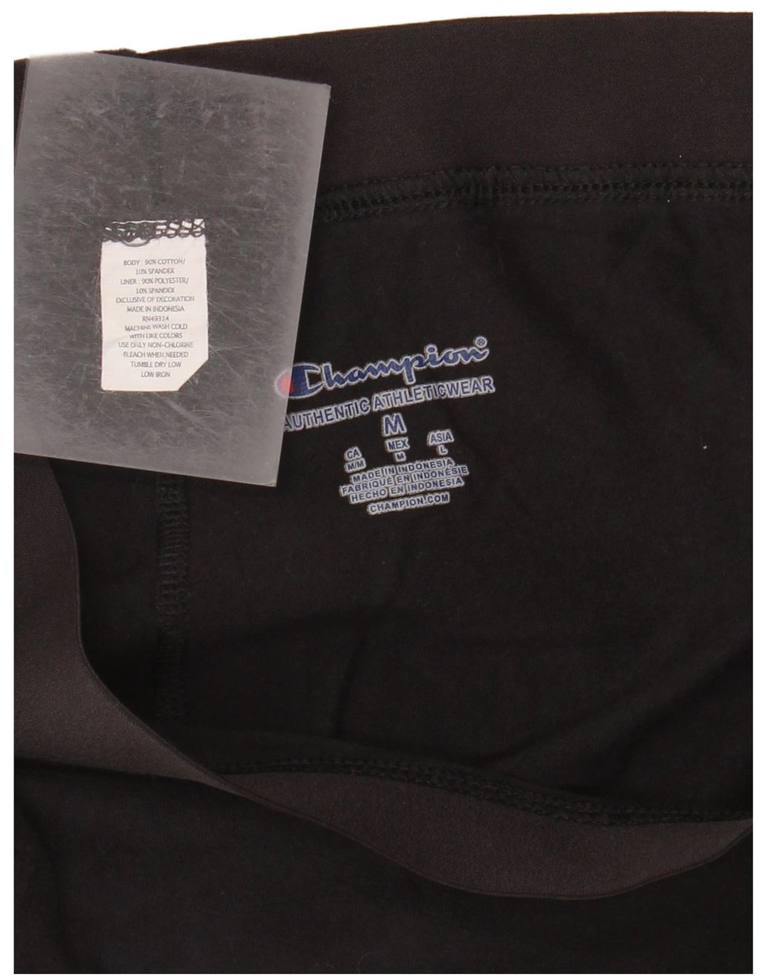 CHAMPION Leggings da donna Colorado State Rams UK 12 cotone nero medio