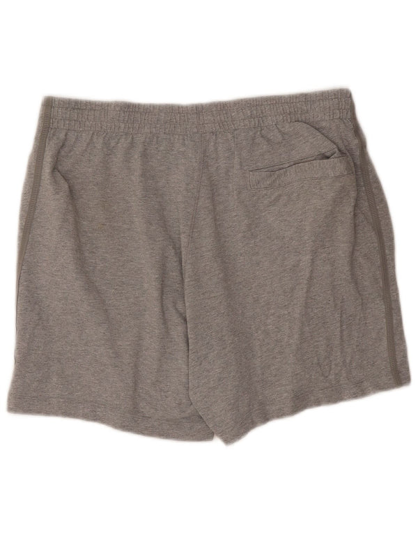Pantaloncini sportivi Nike da uomo di grandi dimensioni in cotone grigio screziato