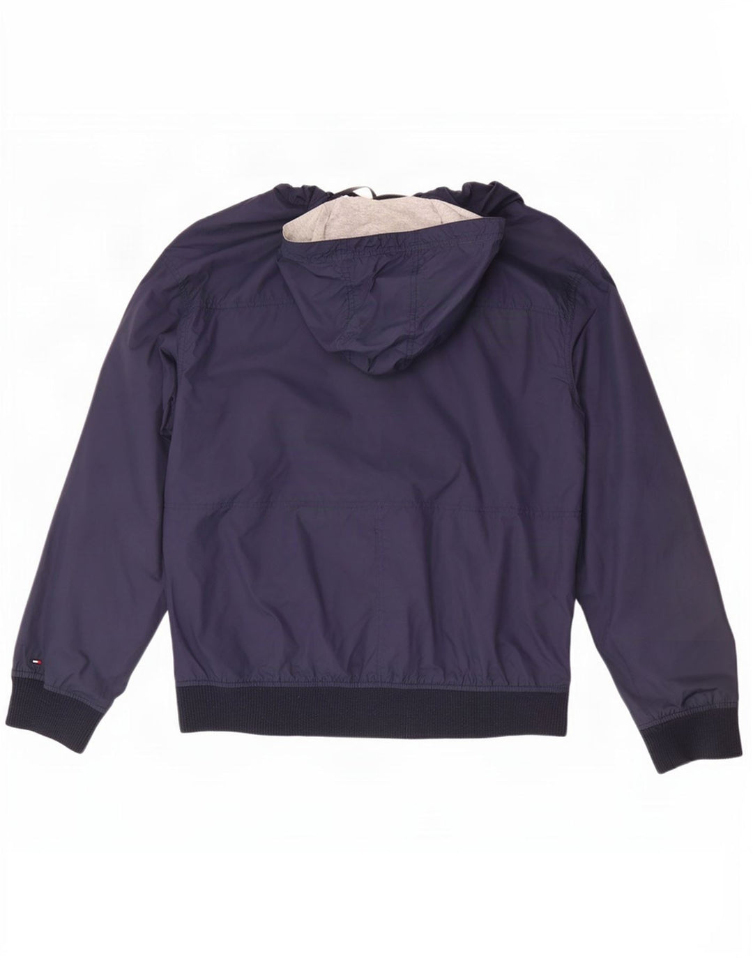 Giacca da ginnastica da uomo con cappuccio grafico Tommy Hilfiger grande blu navy