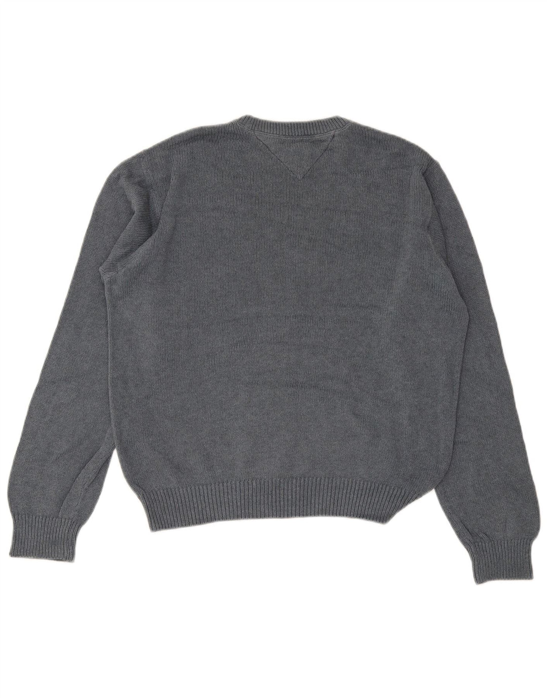 Maglione maglione girocollo da uomo Tommy Hilfiger in cotone grigio medio