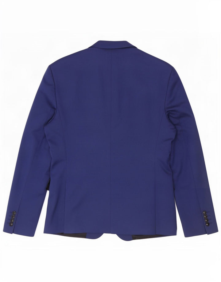 Giacca blazer a 2 bottoni da uomo Zara EU 52 grande blu
