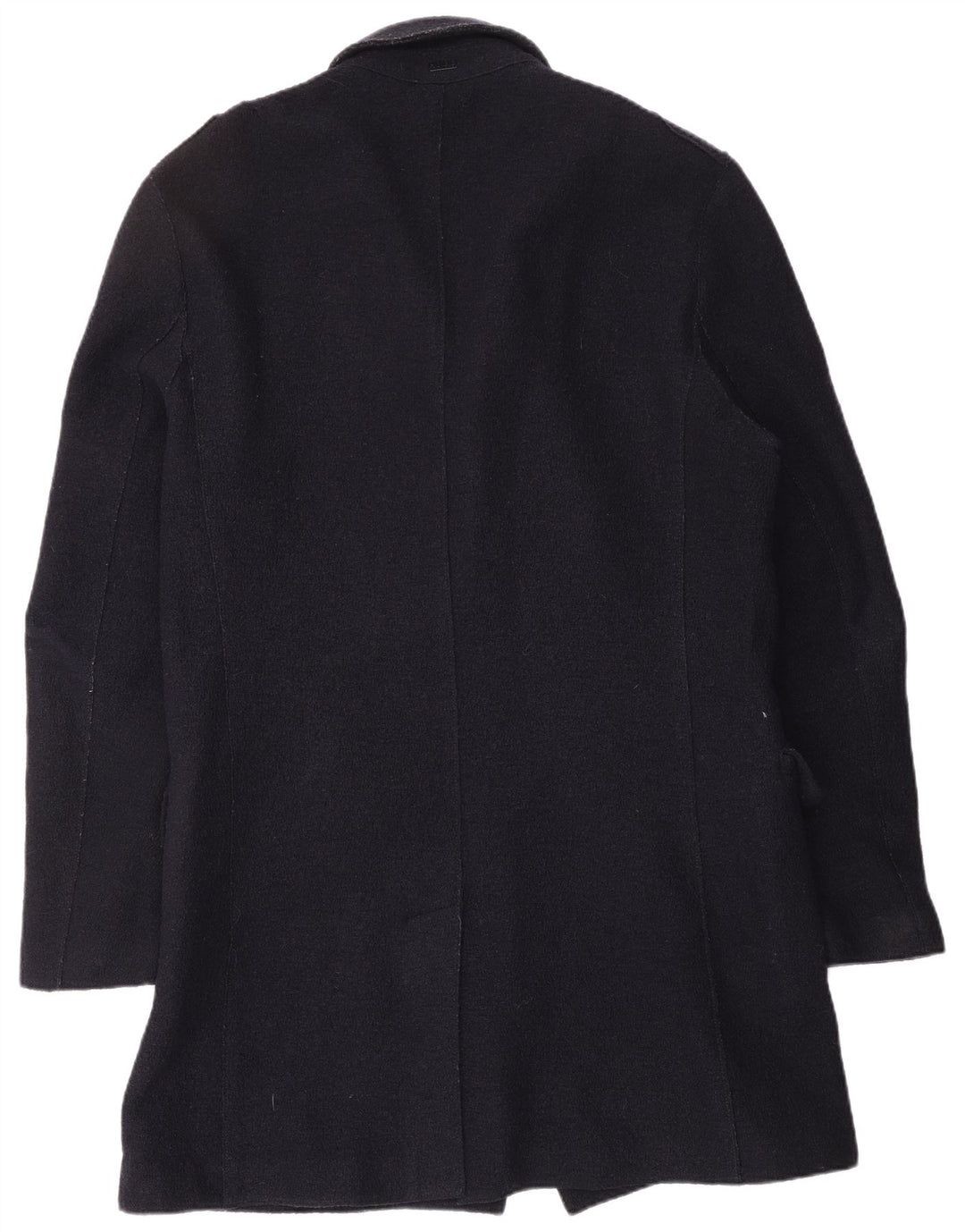 Cappotto da uomo HUGO BOSS EU 50 Large blu navy in viscosa