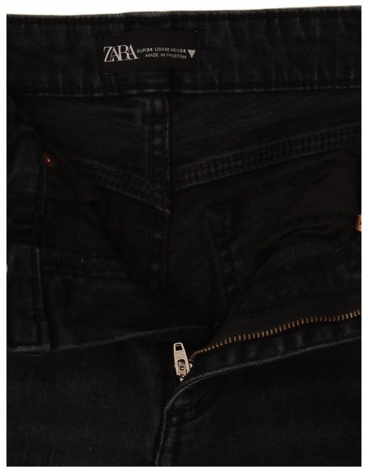 Jeans Bootcut da donna Zara EU 34 2XS W24 L25 Blu navy