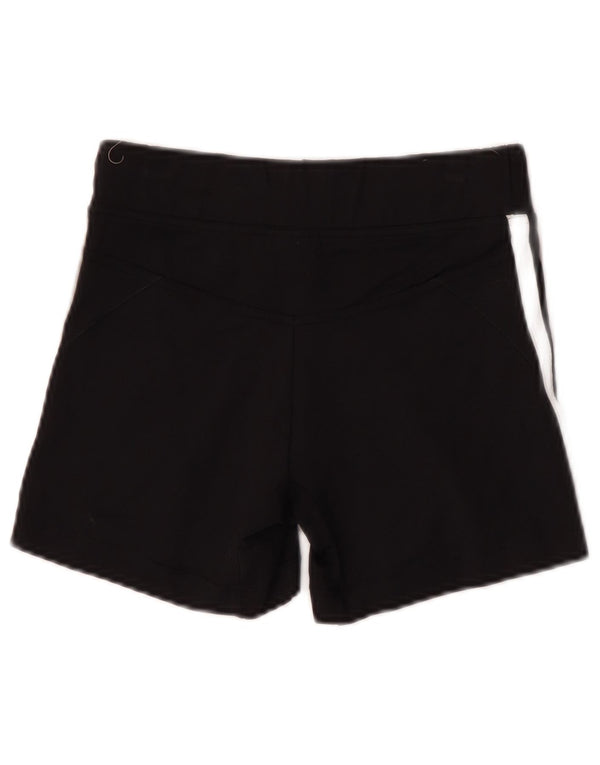 Adidas Womens Clima 365 Regular Sport Shorts UK 12 Medium Black Striped