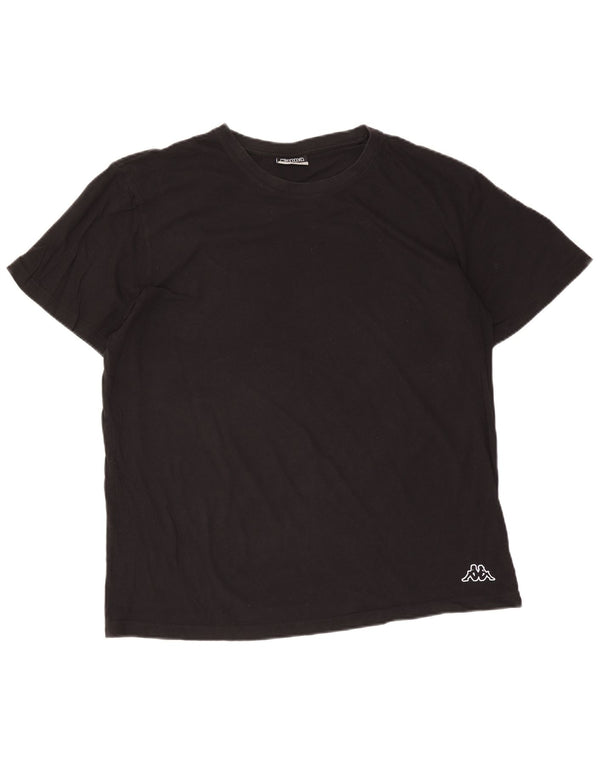 T-shirt uomo Kappa Top 2XL cotone nero
