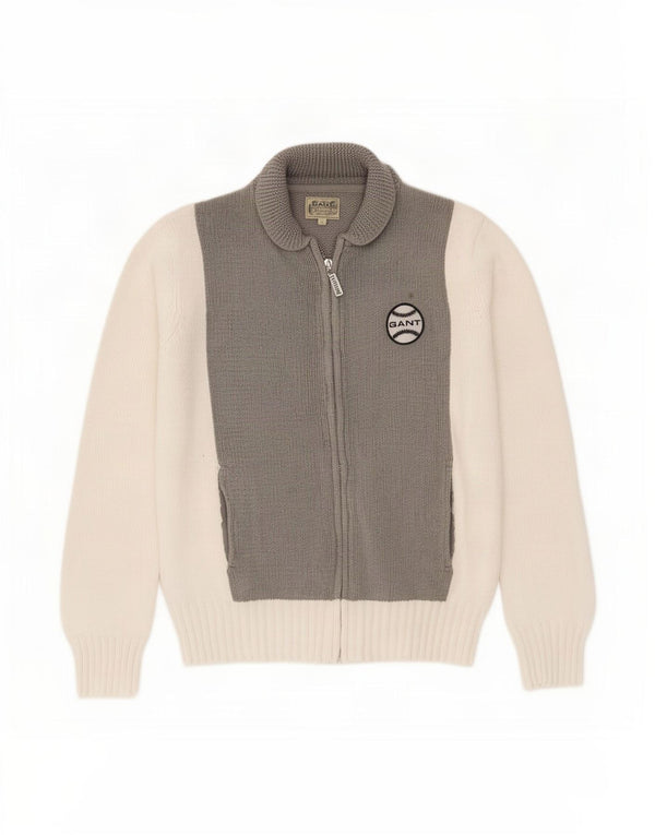 Gant Mens By Michael Bastian Graphic Cardigan Maglione XL Grigio Colourblock