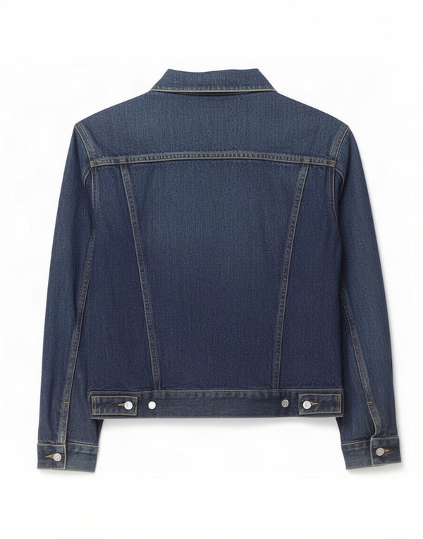 Giacca di jeans da donna Diesel UK 14 grande cotone blu