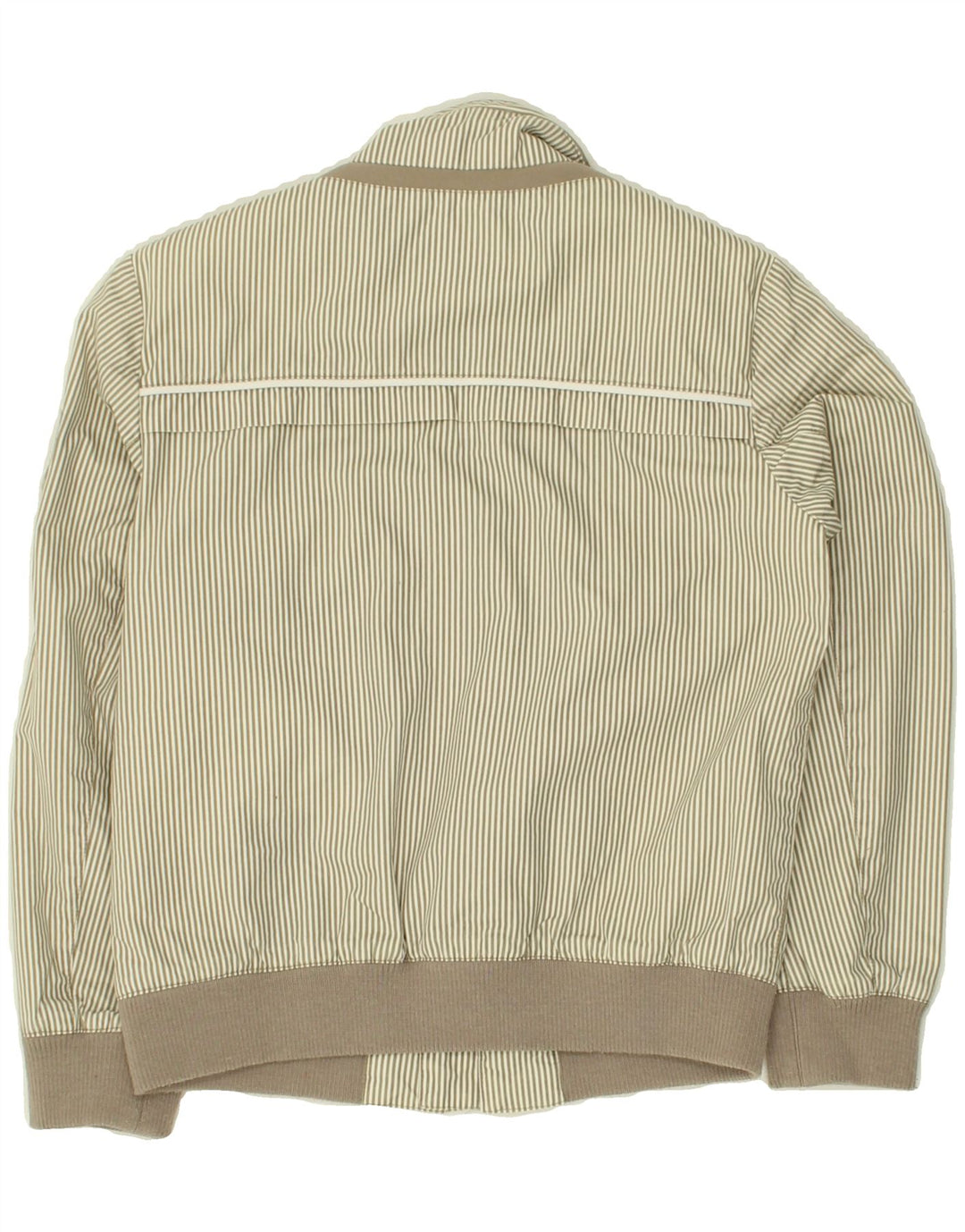 GEOX Boys Bomber Jacket 5-6 Years Beige Striped Polyamide Vintage Geox and Second-Hand Geox from Messina Hembry 