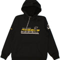 ADIDAS Mens Climawarm Graphic Hoodie Jumper Medium Black Polyester Vintage Adidas and Second-Hand Adidas from Messina Hembry 