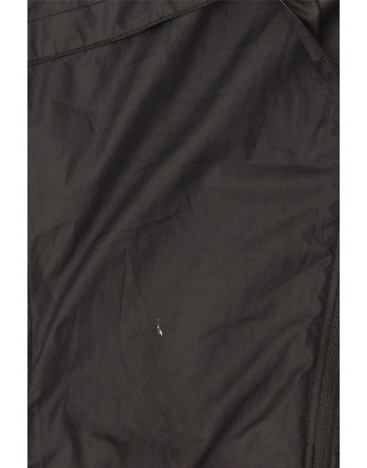 Giacca antipioggia con cappuccio da donna Nike UK 14 Medium Black Poliestere Sports