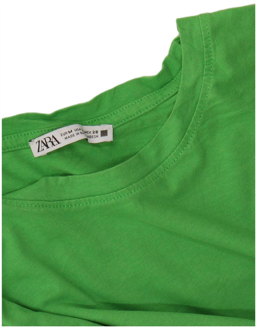 Canotta Zara da donna UK 12 verde medio