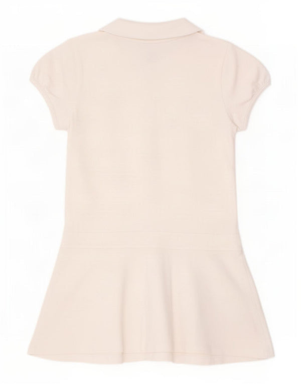 Abito Polo Bambina Burberry 3-4 Anni Cotone Bianco