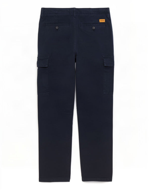 Pantaloni cargo da uomo dalla vestibilità rilassata Timberland W30 L29 cotone blu navy