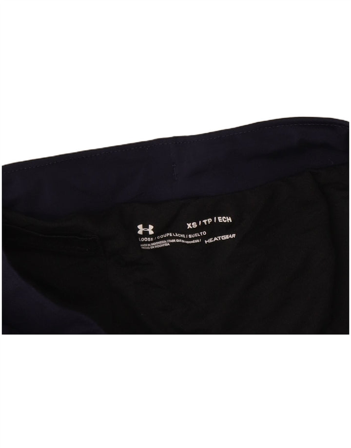 Pantaloncini sportivi UNDER ARMOUR da donna Heat Gear UK 4 XS blu navy