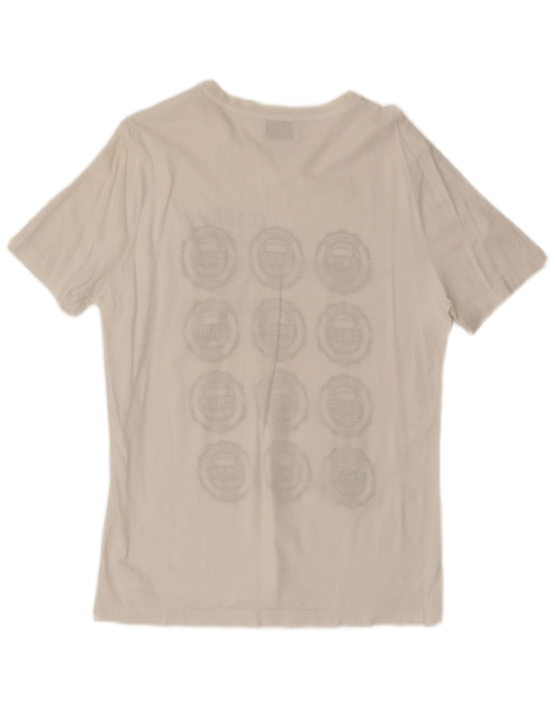 Dondup T-shirt grafica da uomo Top bianco medio