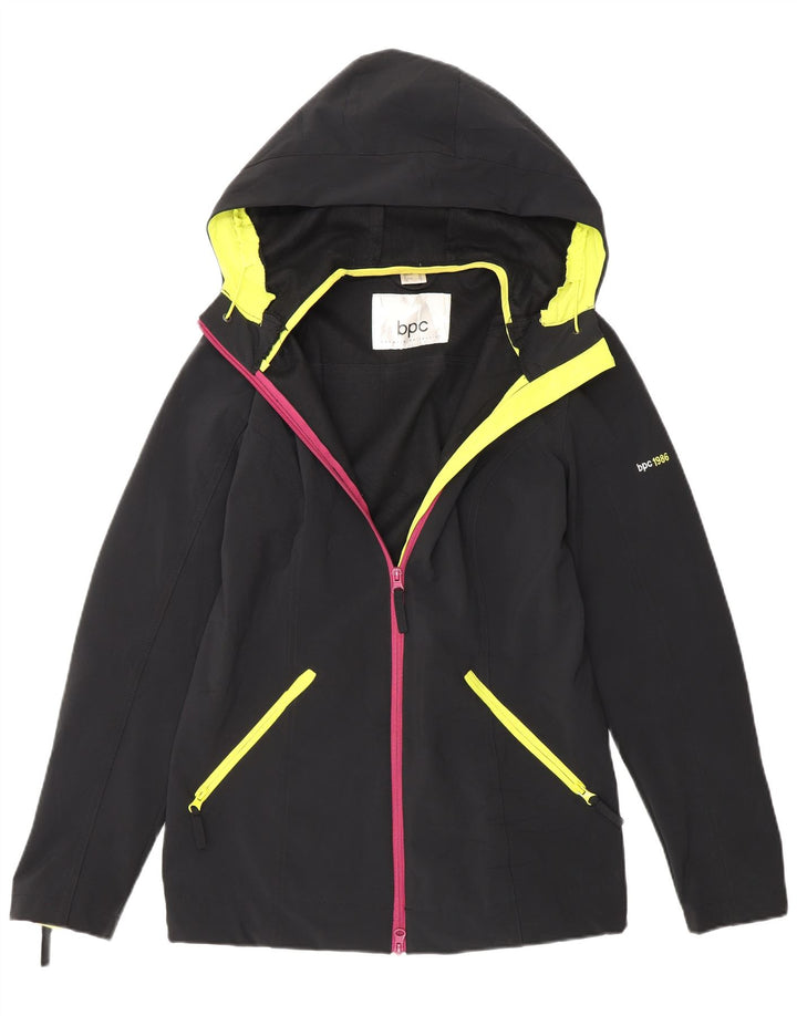 Giacca da tuta da donna con cappuccio della collezione Bonprix UK 12 media nera