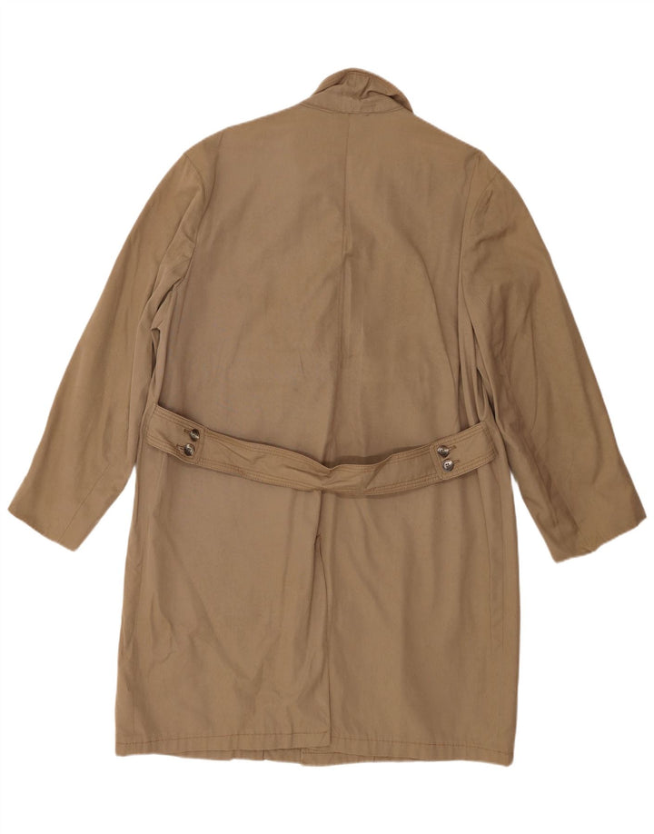 Soprabito vintage da uomo UK 40 grande in cotone beige