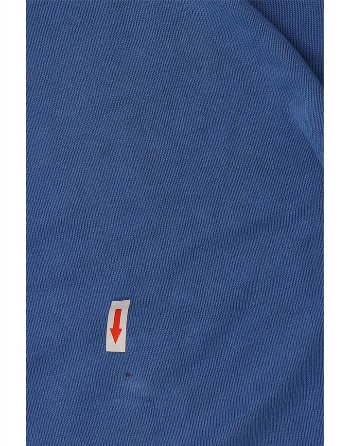 Maglione Zara da uomo con scollo a V grande blu