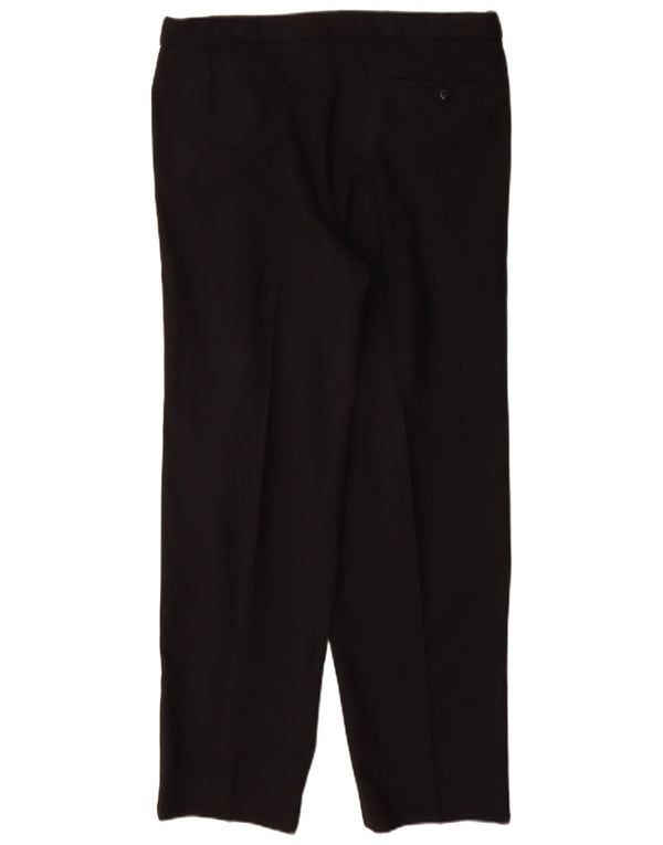 Marks & Spencer Mens St. Michael Pegged Chino Trousers W32 L31 Black